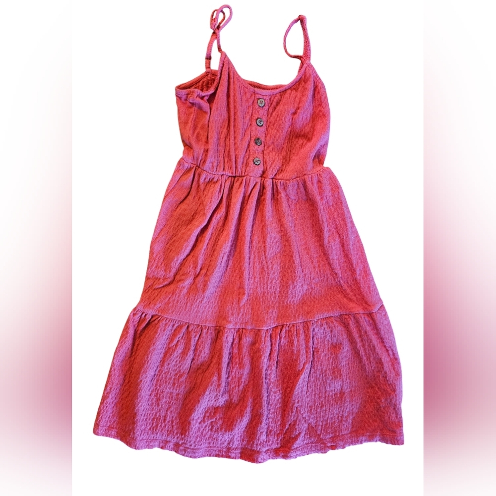 Coral Colored Roxy Kids Dress, Size 12